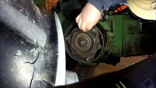 How to Adjust John Deere A B D and G clutch [upl. by Eilarol417]