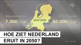 Drukker diverser en grijzer  Enorme bevolkingsgroei door immigratie  Nederland in 2050 [upl. by Ahern]