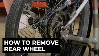 How to Remove an Ebike Rear Wheel [upl. by Analed]