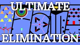 24 Marble Race  Ultimate Elimination by Algodoo 100K Subs Special [upl. by Nosittam]