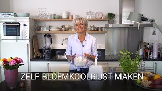 Zelf Bloemkoolrijst maken [upl. by Liuqnoj]