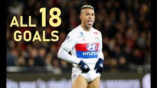 Mariano Diaz ● All 18 League Goals 20172018 ● Lyon [upl. by Spence]