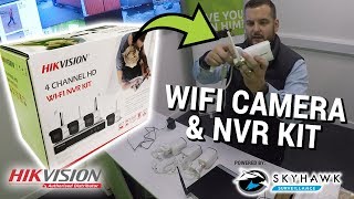 HIKVISION WIFI CAMERA AND NVR KIT [upl. by Alaunnoif986]