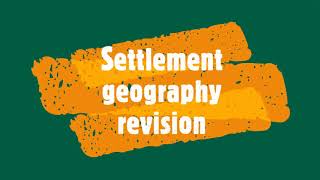 Gr 12 Settlement geography revision [upl. by Herrington]