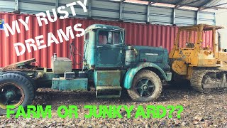 1957 AUTOCAR Truck restoration update and a peek at my junk [upl. by Jerome896]