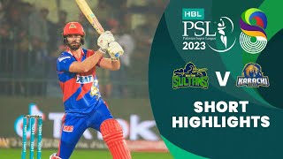 Short Highlights  Multan Sultans vs Karachi Kings  Match 11  HBL PSL 8  MI2T [upl. by Amla]