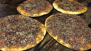 How to Make the Best Lebanese Manakish Flatbread  Zaatar Bread  Eats With Gasia [upl. by Iaw]