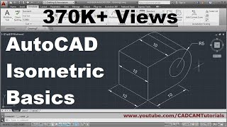 AutoCAD Isometric Drawing Basics [upl. by Legge197]