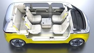 VW ID BUZZ INTERIOR REVIEW 2018 VW Campervan INTERIOR 2018 Electric VW ID REVIEW New CARJAM [upl. by Panta]