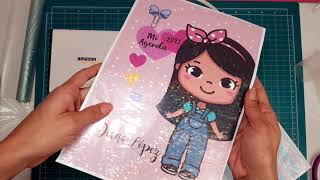 Plastificado Agenda con Laminadora  agendas  agendas scrapbooking  tutorial agendas [upl. by Yamauchi]