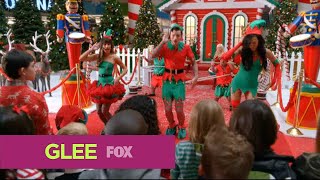 GLEE  Here Comes Santa Claus Down Santa Claus Lane Full Performance HD [upl. by Gage]