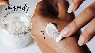 DIY BODY SCRUB  Whipped Sugar Scrub Recipe [upl. by Oivatco]