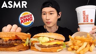 ASMR Burger King Mukbang Whopper  Sourdough King Whispering  EATING SOUNDS  Zach Choi ASMR [upl. by Darya]