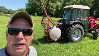 Spraying the pasture with GrazonNext Herbicide [upl. by Standley611]