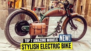 7 New Electric Bikes w Old School Designs and Retro Bicycle Accessories [upl. by Jesse746]