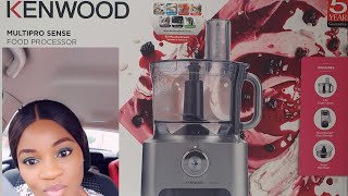 Kenwood FPM810 MultiPro Sense Food Processor 1000 W Silver [upl. by Goer295]