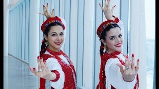 Traditional TajikPamiri Dance Gul Ba Ruit  Nilofar and Amyna [upl. by Noby]