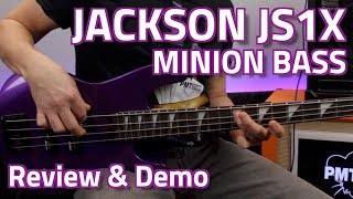 Jackson JS1X Minion Concert Bass  Review amp Demo [upl. by Eehtomit418]