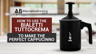 How to Use the Bialetti Tuttocrema Milk Frother [upl. by Modla]