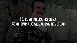 GEMA  Vicente Fernández LETRA [upl. by Macguiness]