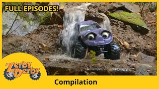 Zerby Derby  FLOOD amp MUD  Full Episodes  Kids Cars [upl. by Amyas]