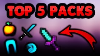 TOP 5 PVP TEXTURE PACKS  Minecraft 18  Chrom [upl. by Rooker]