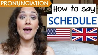 How to Pronounce SCHEDULE US UK amp Australian pronunciation [upl. by Francene993]