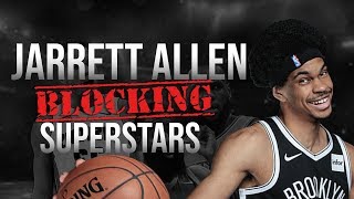 Jarrett Allen blocking NBA superstars  LeBron Giannis and more [upl. by Viquelia]