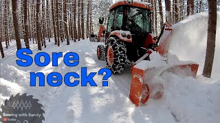 Basic Compact Tractor Snow Clearing Setup [upl. by Catie]