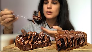 ASMR  CHOCOLATE PIE amp CHEESECAKE  EATING SOUNDS [upl. by Licastro]