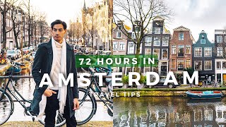 AMSTERDAM top things to do see and eat in 3 days travel 2023 [upl. by Harima]