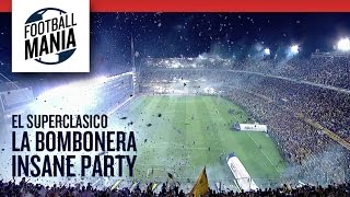 La Bombonera Insane Party  Boca Juniors Amazing Entrance Vs River Plate [upl. by Ahtiekal]