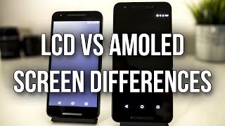 Differences Between AMOLED and LCD Screens  Test With Nexus 6P And 5X [upl. by Hguh]