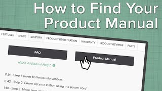 How To Find Your Product Manual [upl. by Efioa]