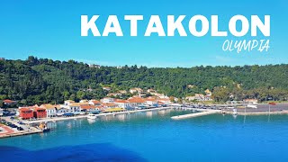 KATAKOLON Olympia Greece  4K City Walking Tour [upl. by Refenej]