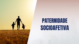 Paternidade socioafetiva [upl. by Ativel]