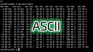 Ententendo a tabela ASCII [upl. by Einahpit781]