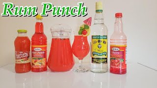 How To Make Jamaican Rum Punch  Rum Punch [upl. by Estey]