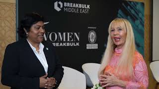 Gulftainer Executive Supports Women in Breakbulk [upl. by Llemhar777]