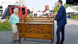 Bonanzaville Hour 1 Preview  Stickley Craftsman Sideboard ca 1905  ANTIQUES ROADSHOW  PBS [upl. by Esinrahs592]