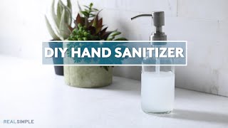 HOW TO MAKE HAND SANITIZER  World Health Organizations amp NATURAL Recipe [upl. by Walters538]