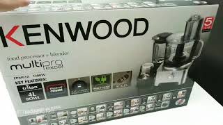 Kenwood FPM910 MultiPro excel food processor  blenderunboxing [upl. by Asselim221]