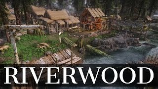 Skyrim Mods Riverwood Modded  Collection of Mods for Riverwood [upl. by Rotberg796]