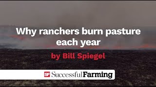 Why ranchers burn pasture each year [upl. by Karin]