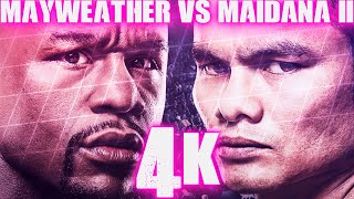 Floyd Mayweather Jr vs Marcos Maidana II Highlights 4K [upl. by Eppes]