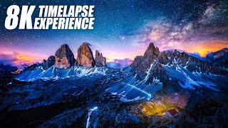 Unique Timelapse Experience in 8K VIDEO ULTRA HD 60FPS [upl. by Hartill280]