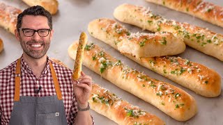 Easy Breadsticks Recipe [upl. by Adnolehs]