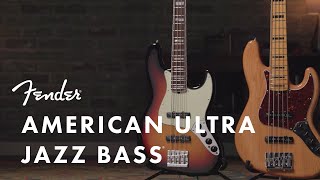 American Ultra Jazz Bass  American Ultra Series  Fender [upl. by Latsyrk]