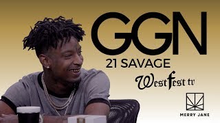 21 Savage and Uncle Snoop Chop It Up  GGN NEWS FULL EPISODE [upl. by Inalel]