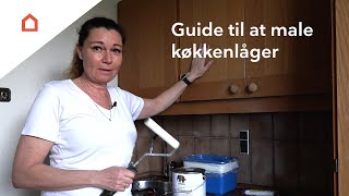 Sådan maler du køkkenlåger [upl. by Arytal]